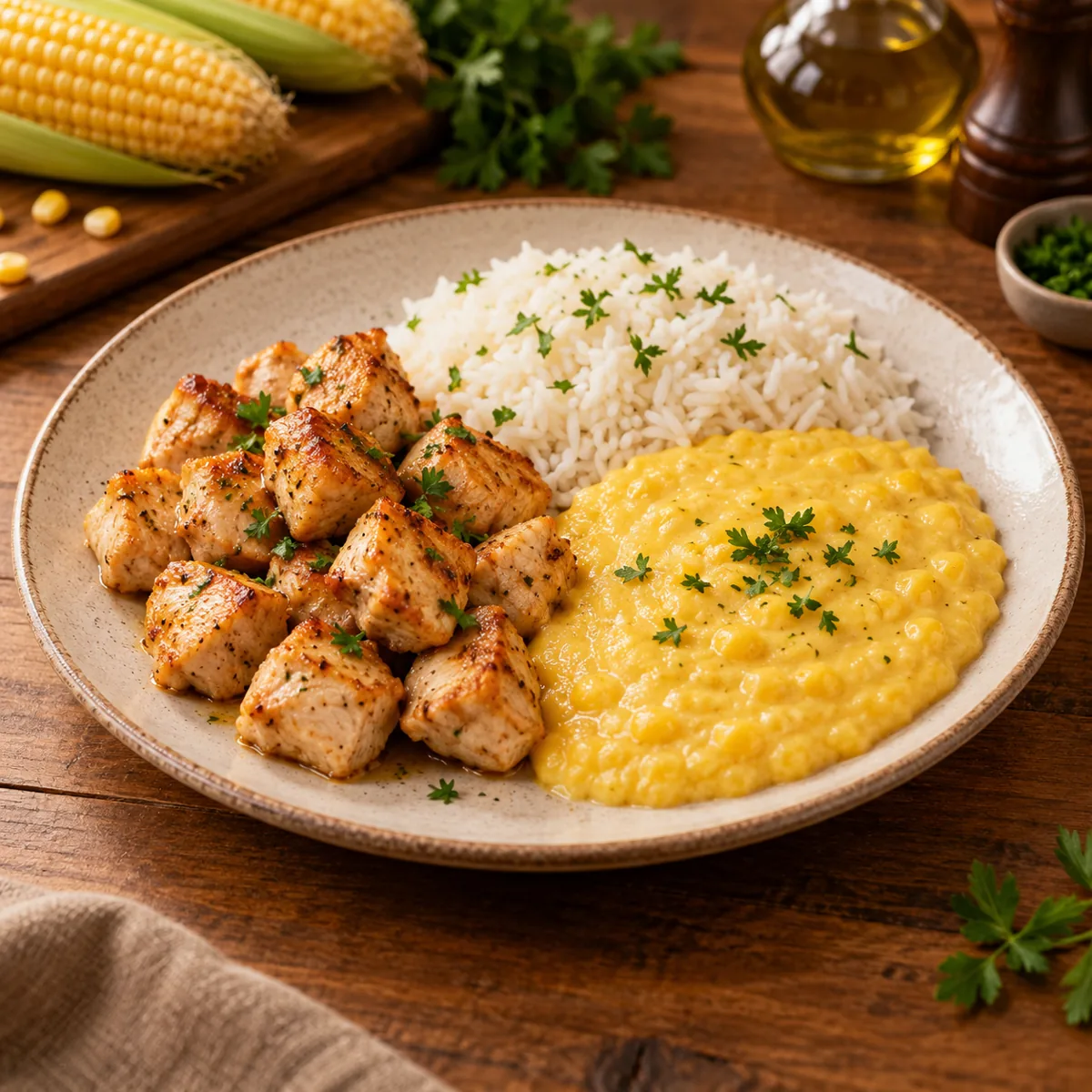Frango com Creme de Milho