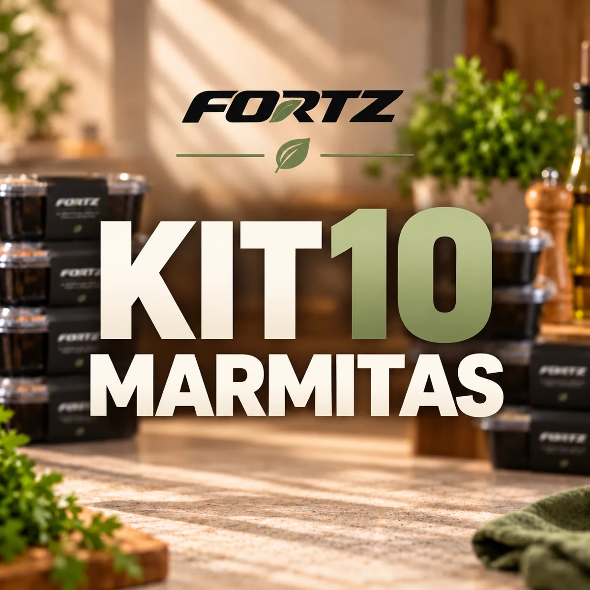 Kit 10 marmitas: a partir de R$ 15,90 cada