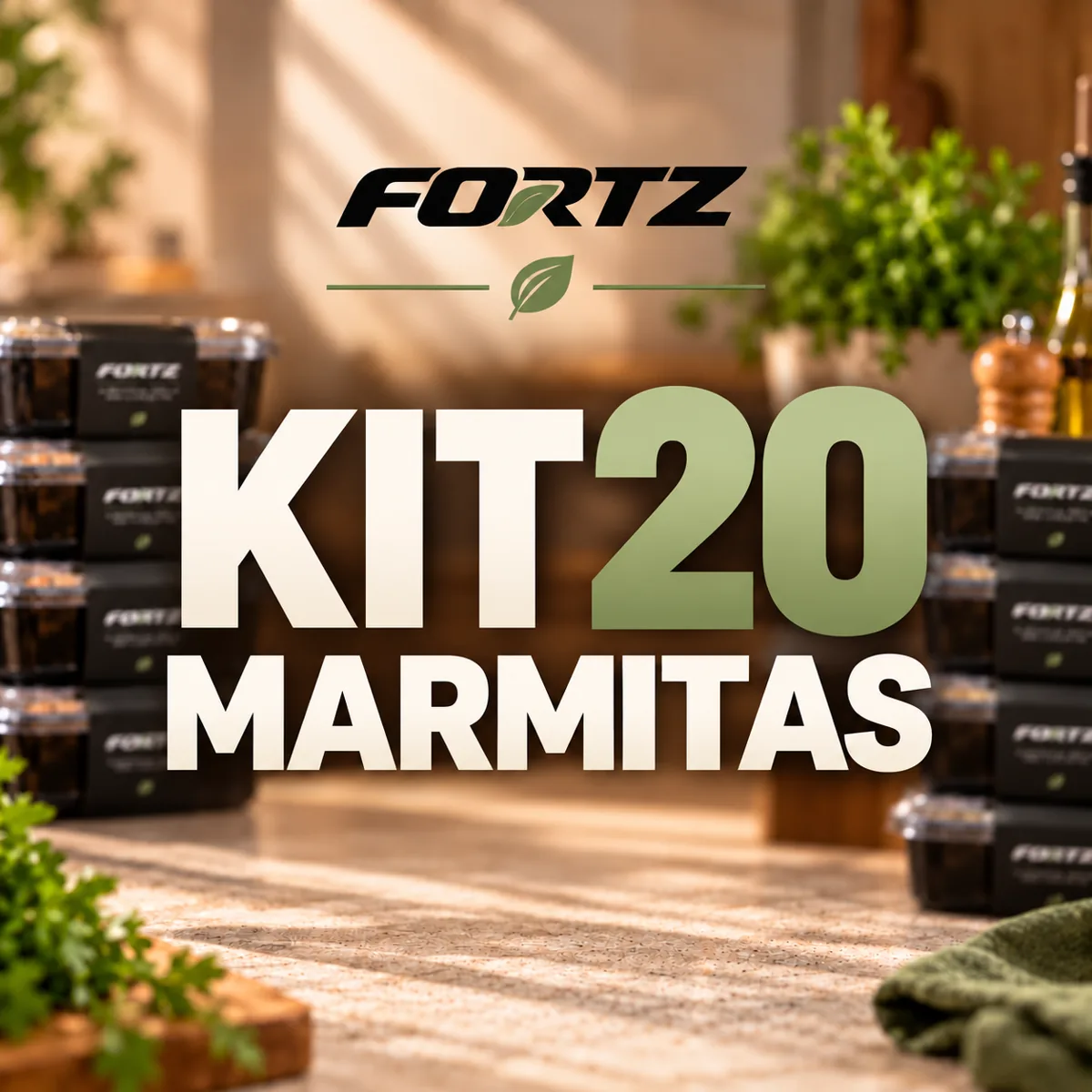 Kit 20 marmitas: a partir de R$ 14,90 cada