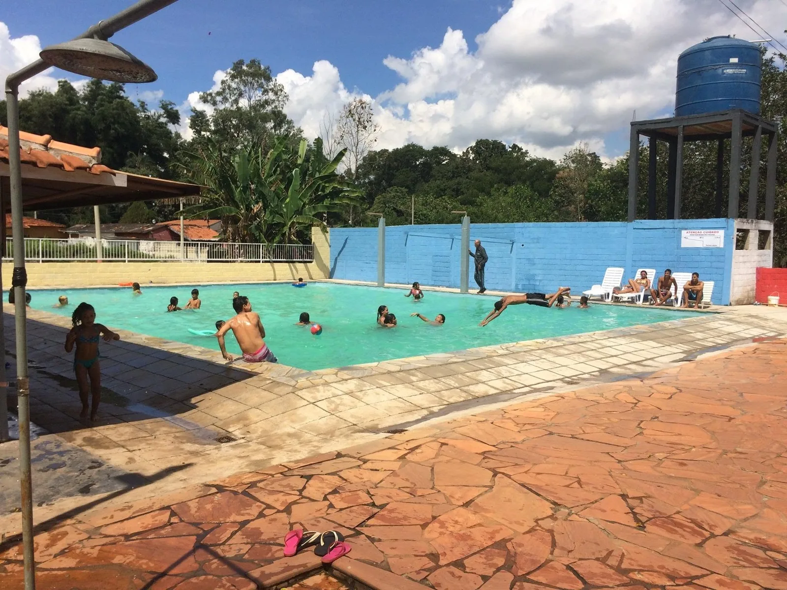5 piscinas, adulto e infantil
