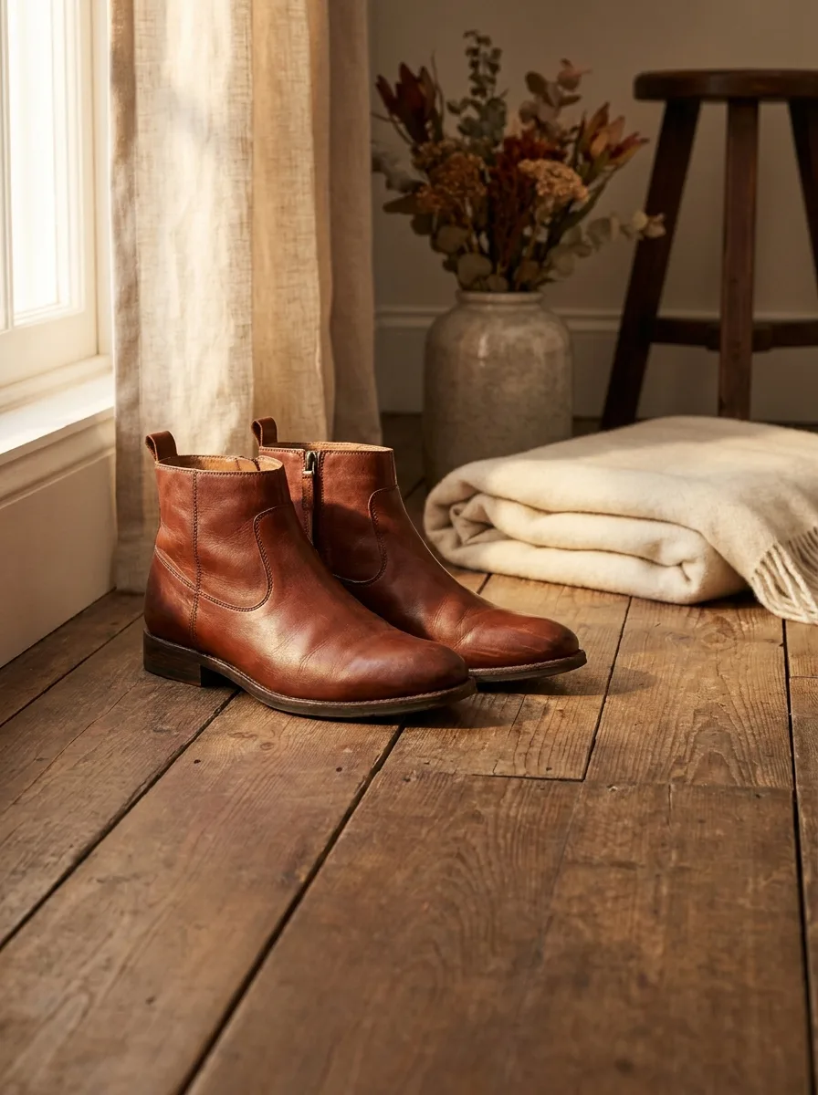 Botas de couro